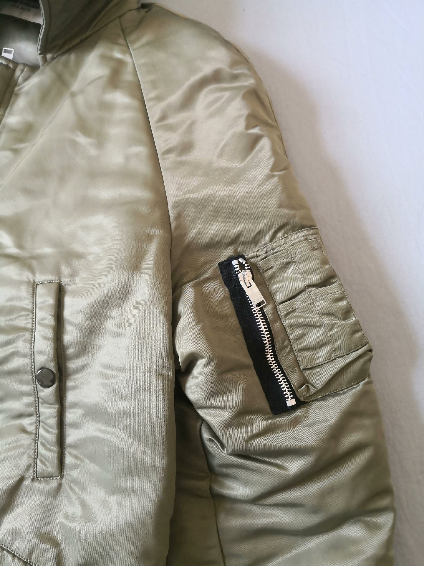 Saint Laurent SLP MA1 Olive Padded Jacket
