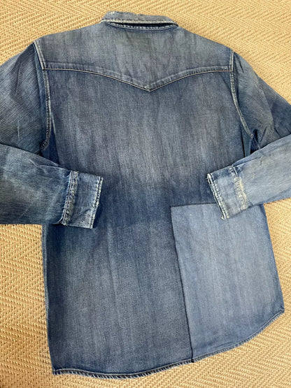 denim by vanquish & fragment shirt jacket