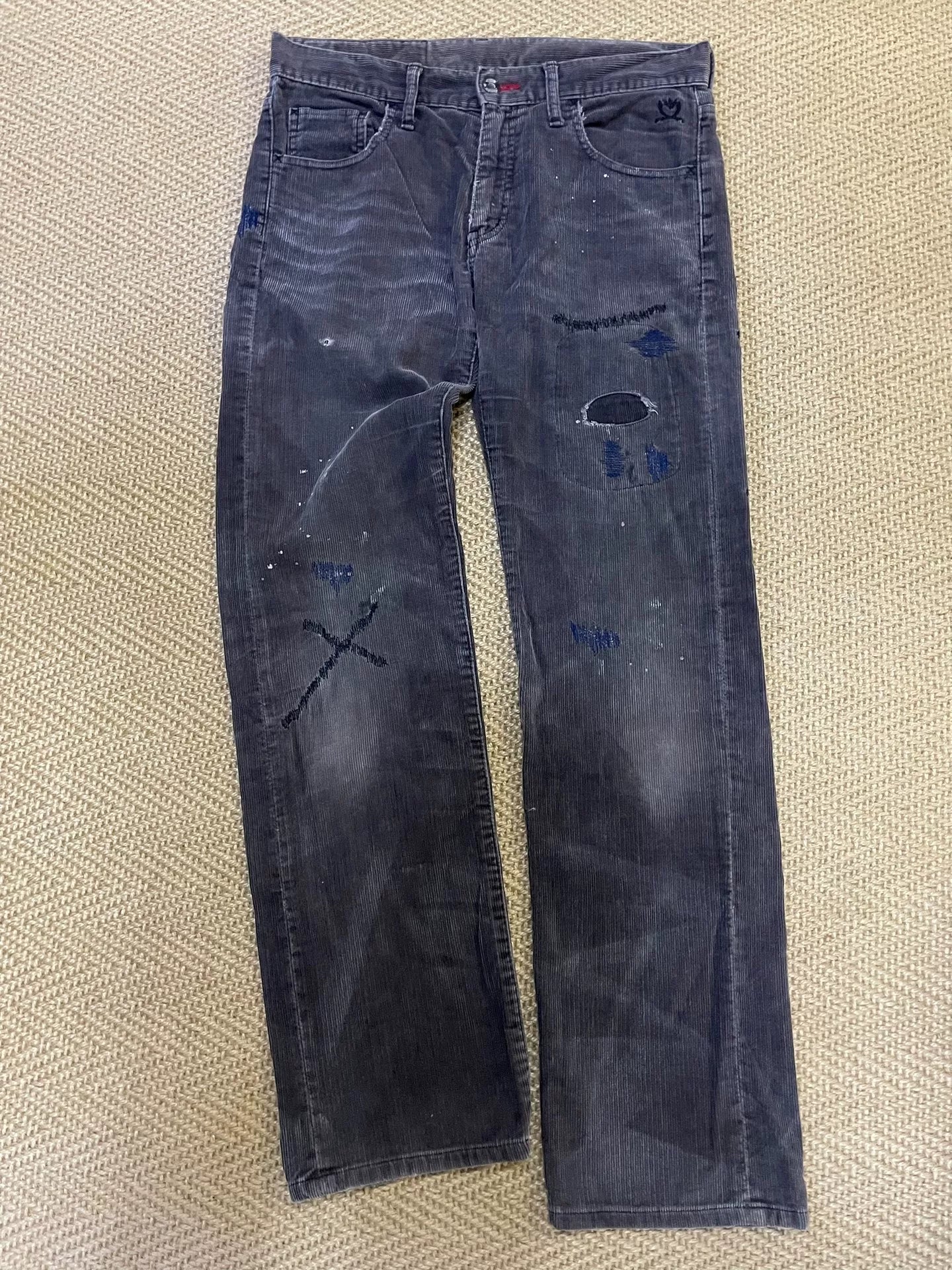NEIGHBORHOOD Distressed Corduroy Casual Pants