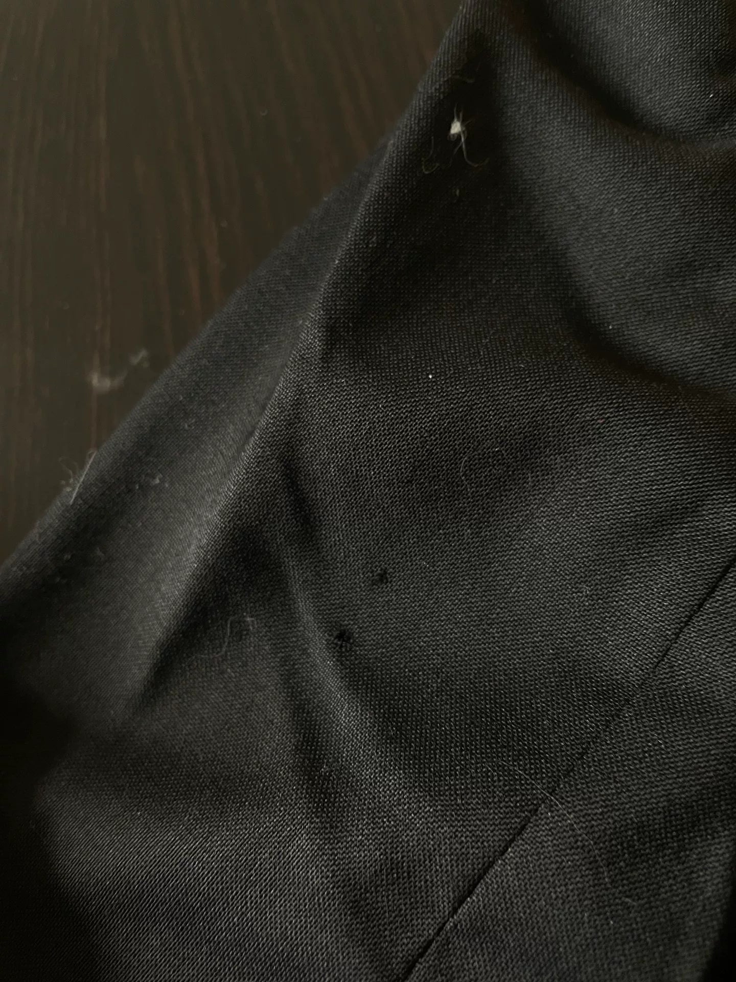 maison margiela black embellished wool suit