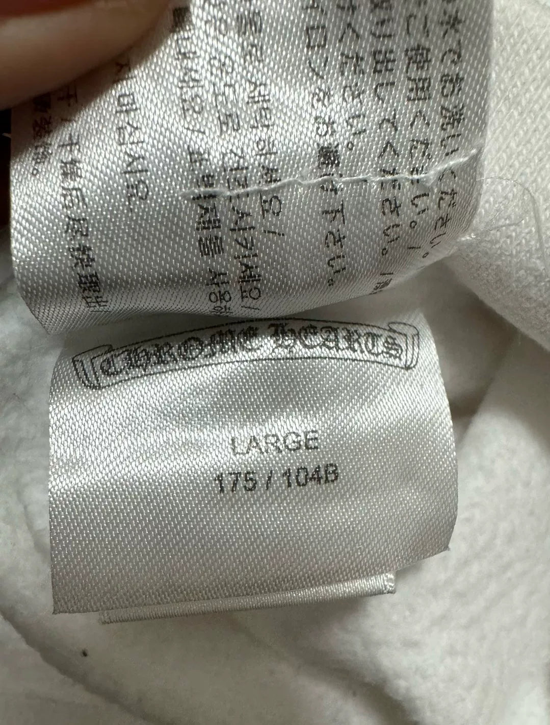 chrome hearts white crewneck sweatshirt