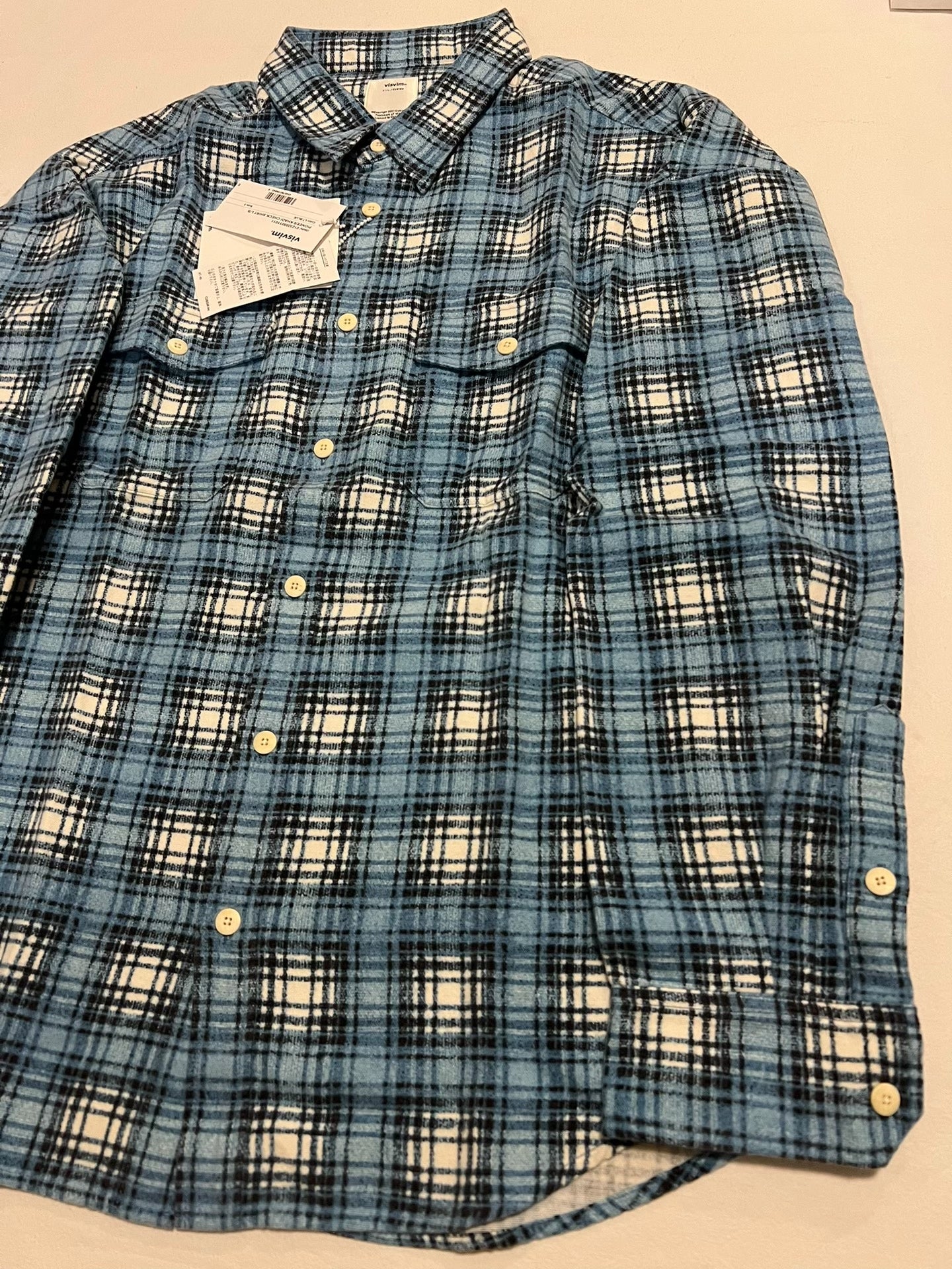 VISVIM 23AW PIONEER KHADI CHECK SHIRT
