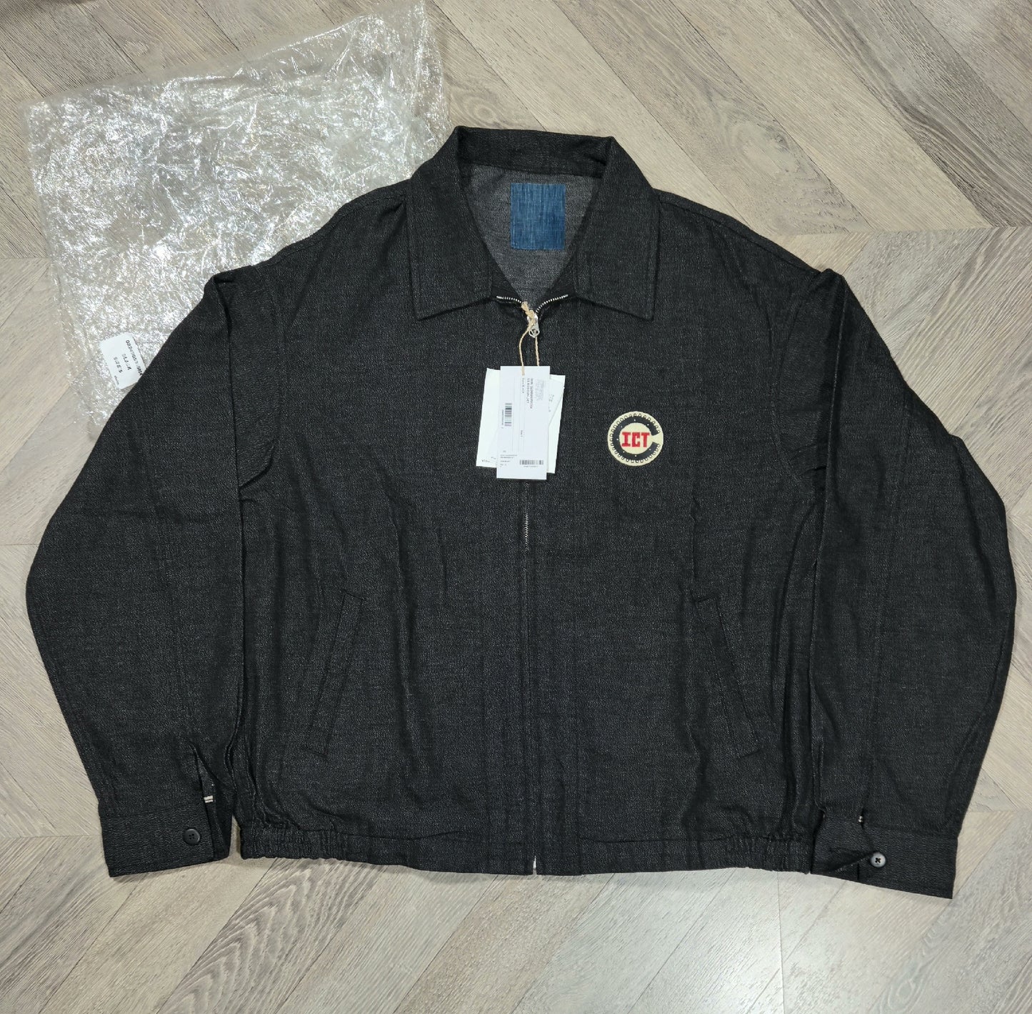 visvim redsun jacket with embroidery detail