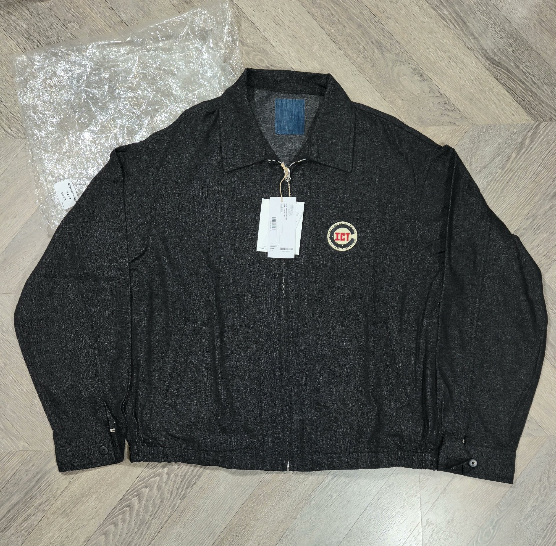 visvim redsun jacket with embroidery detail