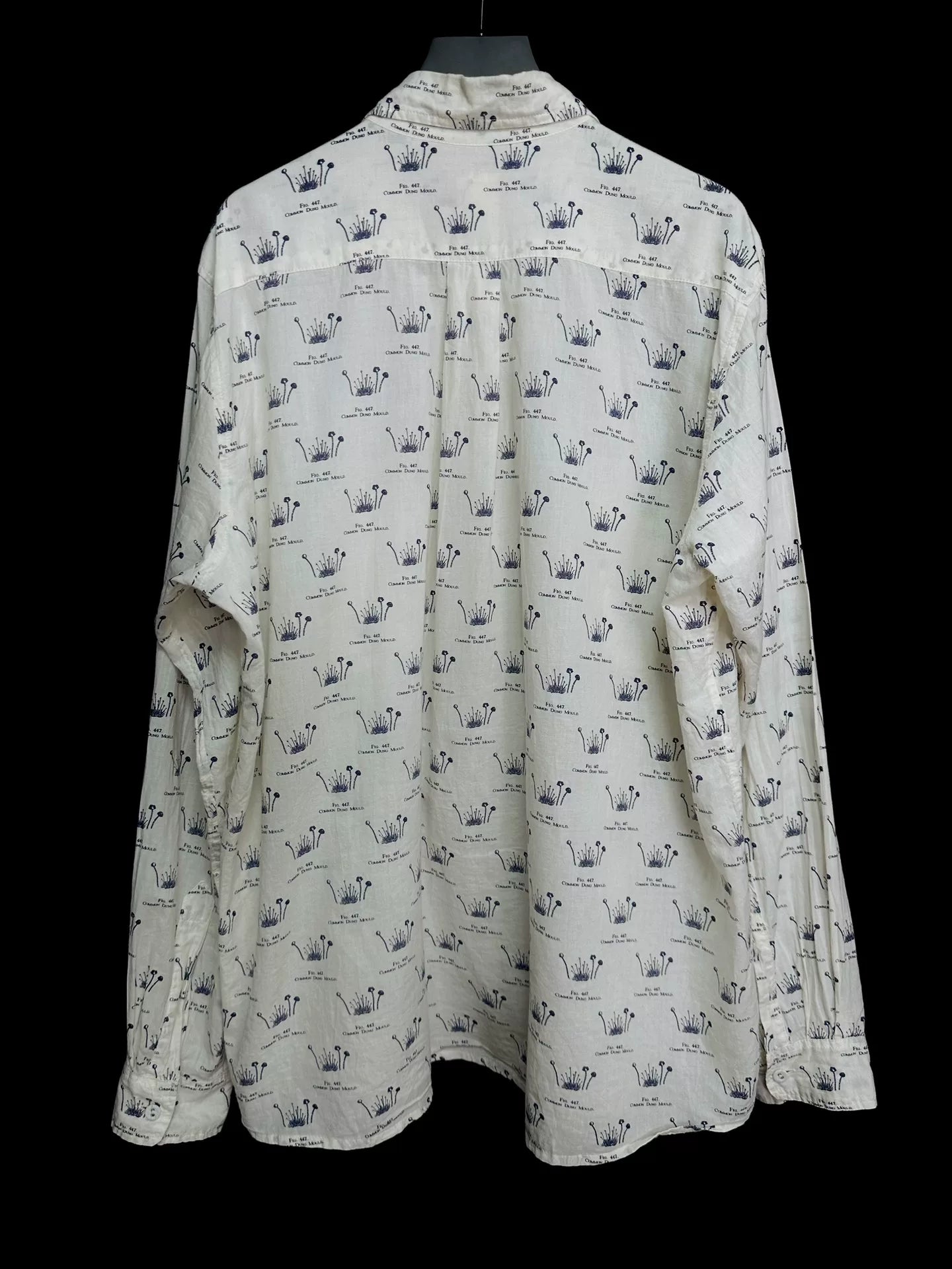 paul harnden mushroom print long sleeve shirt