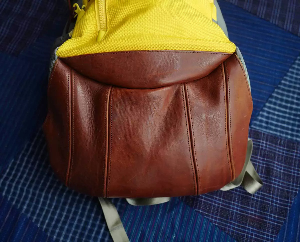 visvim ballistic 20l backpack in yellow