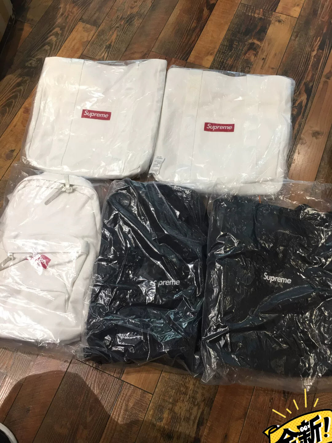 supreme fw20 canvas backpack tote bags