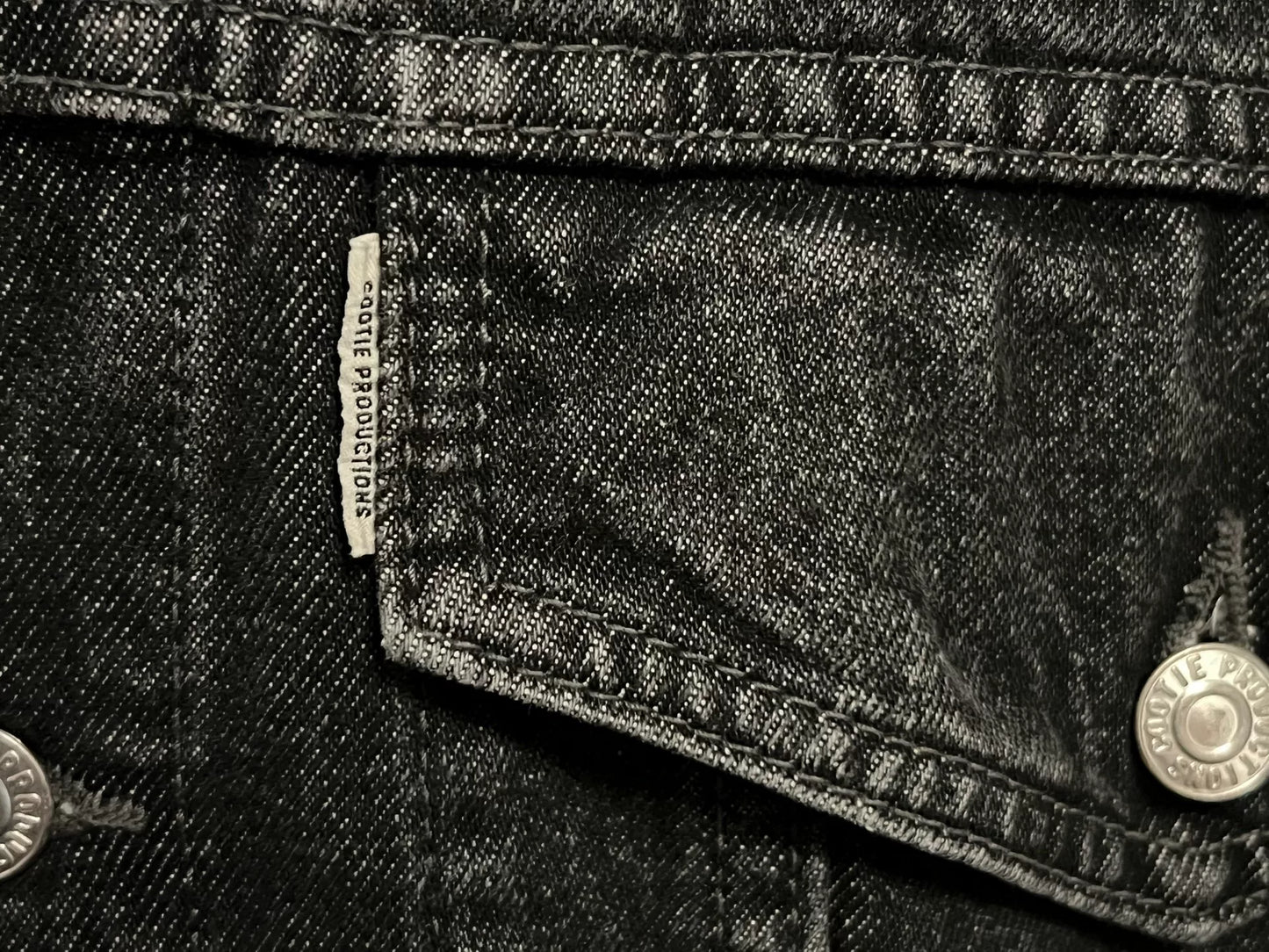 cootie denim jacket 23aw black medium
