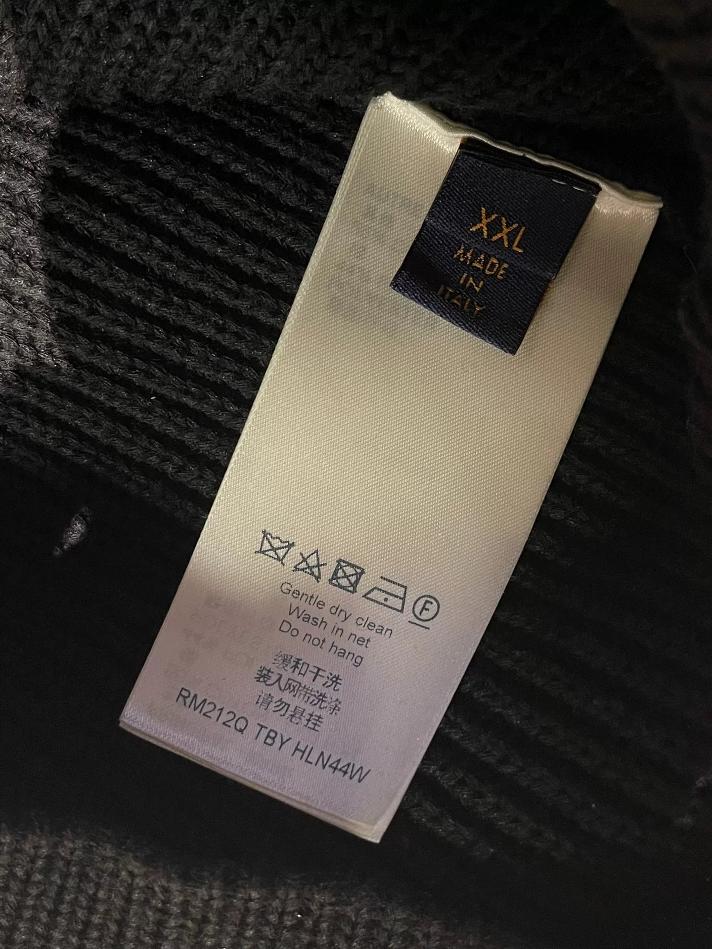 gray louis vuitton teddy bear sweater