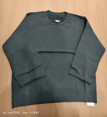 VISVIM JUMBO SB SWEAT 3/4 DMGD