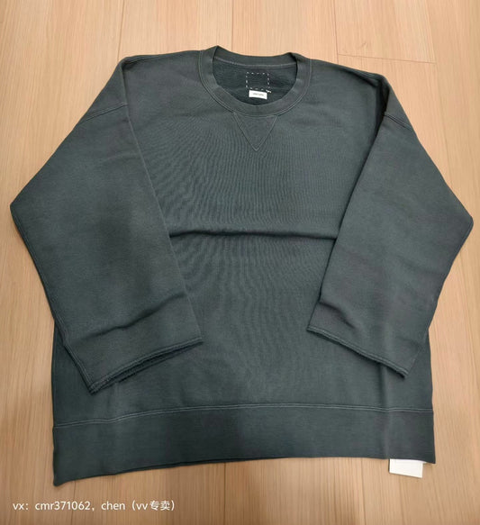 VISVIM JUMBO SB SWEAT 3/4 DMGD
