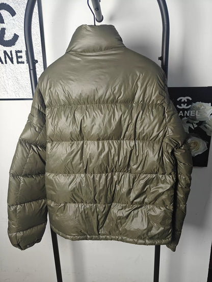 Prada Metallic Triangle Down Jacket