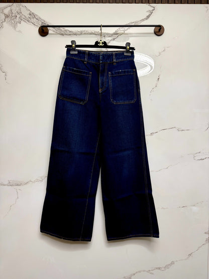 dior slogan denim pants in  condition