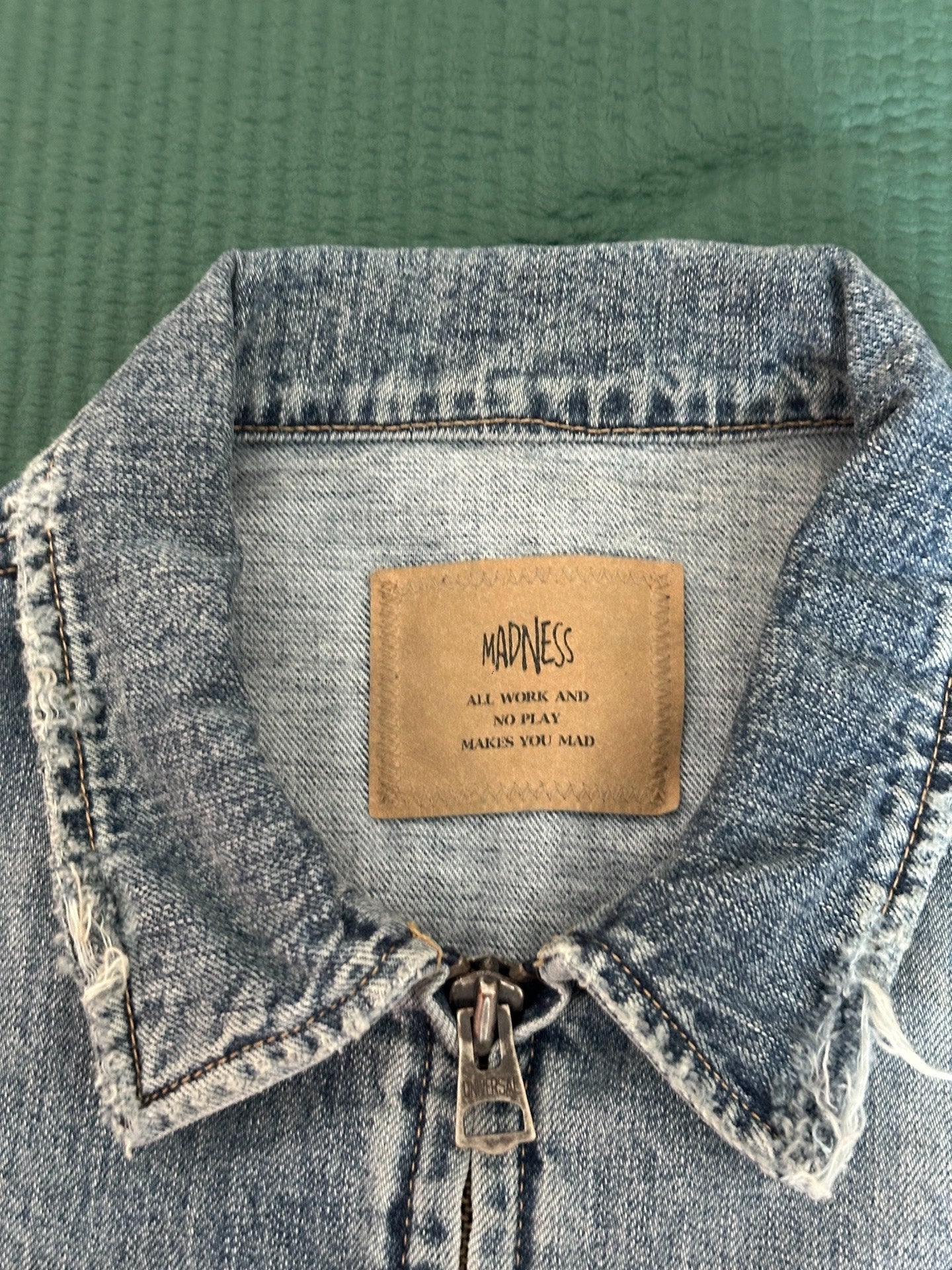 MADNESS 22SS Distressed Denim Jacket