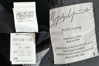 Yohji Yamamoto Velvet Rose Jacket