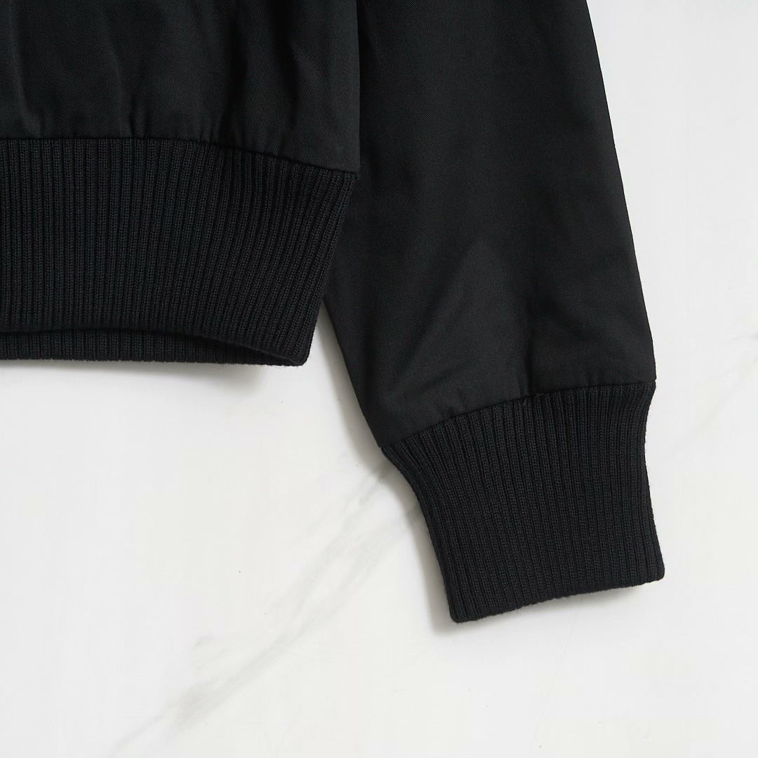 Saint Laurent Men's Black Hooded Jacket