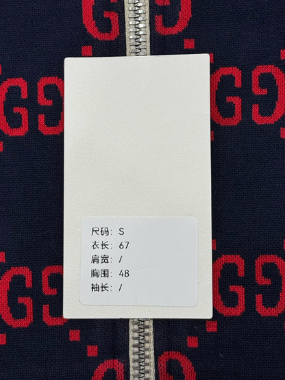 Gucci Monogram Zip Jacket in Excellent Condition