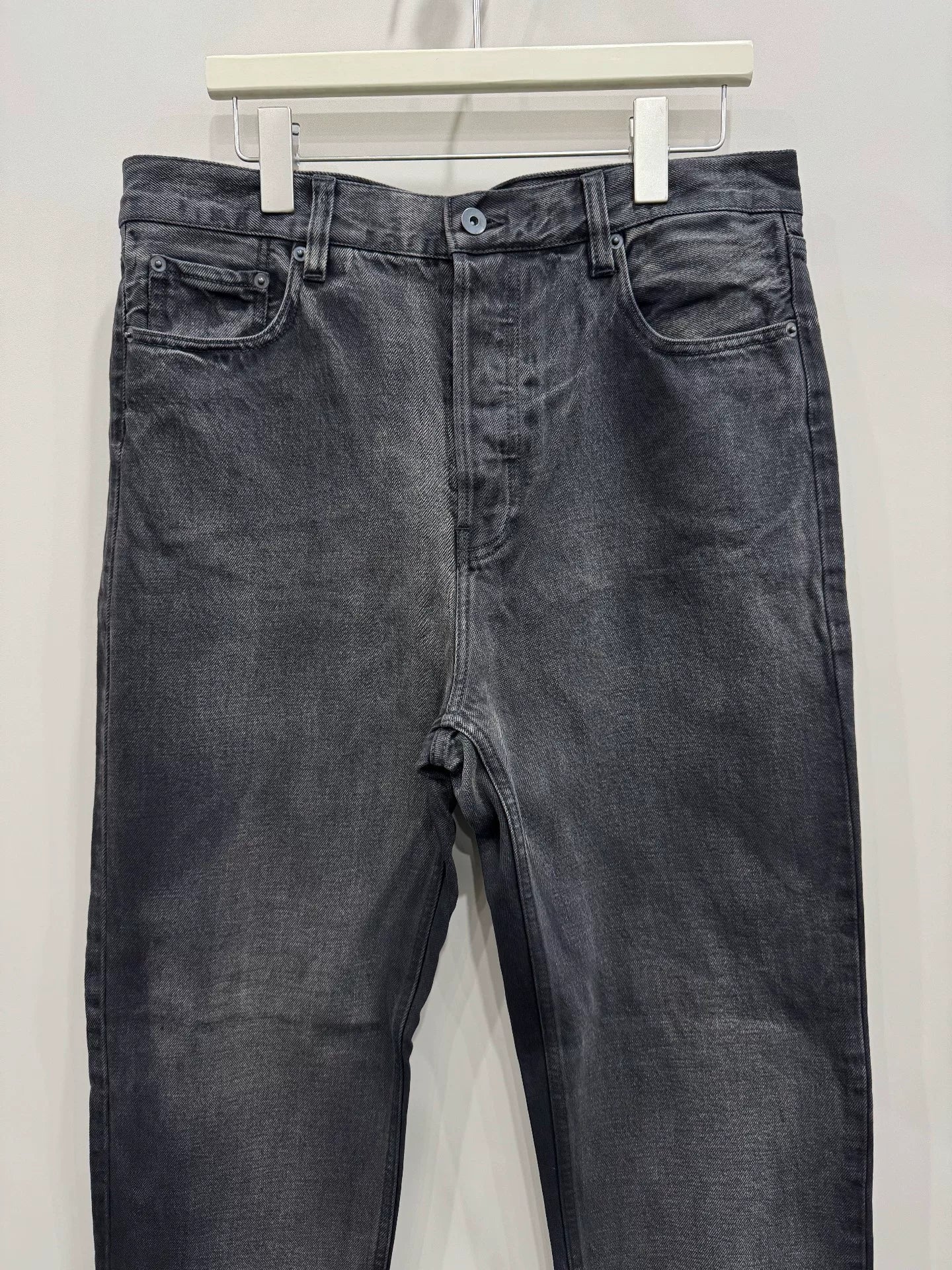 yeezy season 6 black gold denim jeans