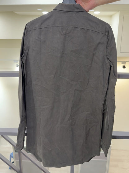 Rick Owens Men's Gray Shirt Size S