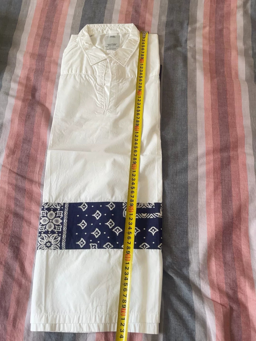 VISVIM Bandana Pattern Tunic Shirt