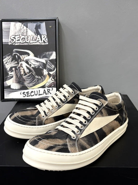 Rick Owens 24FW Canvas Low-Top Sneakers