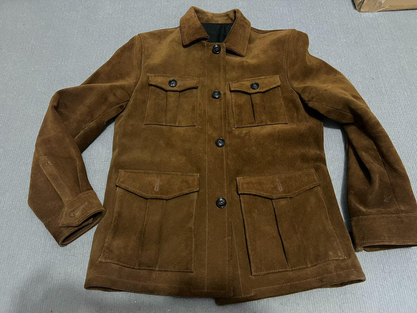 Vintage Suede Work Leather Jacket