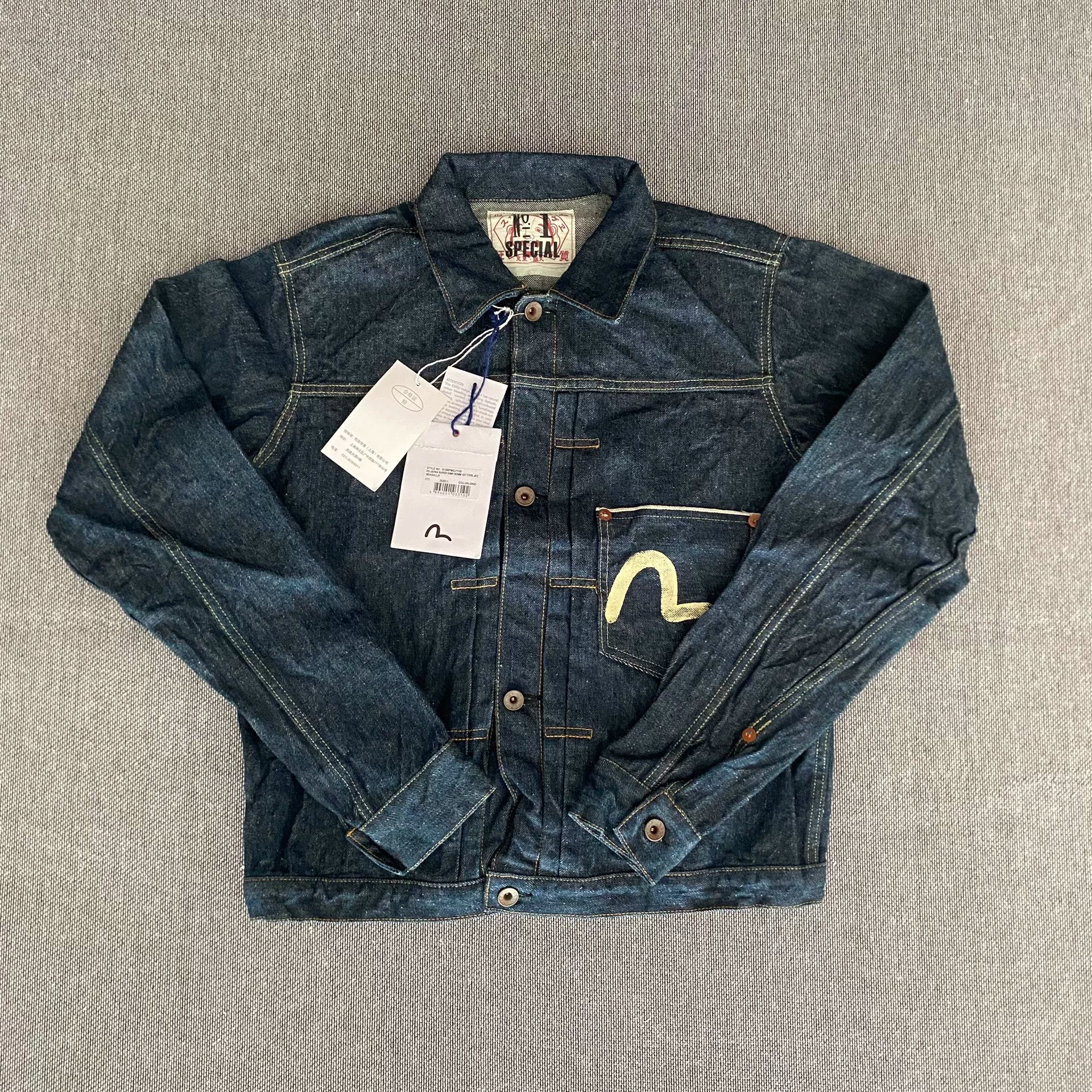 Evisu Private Stock Natural Dyed Denim Jacket