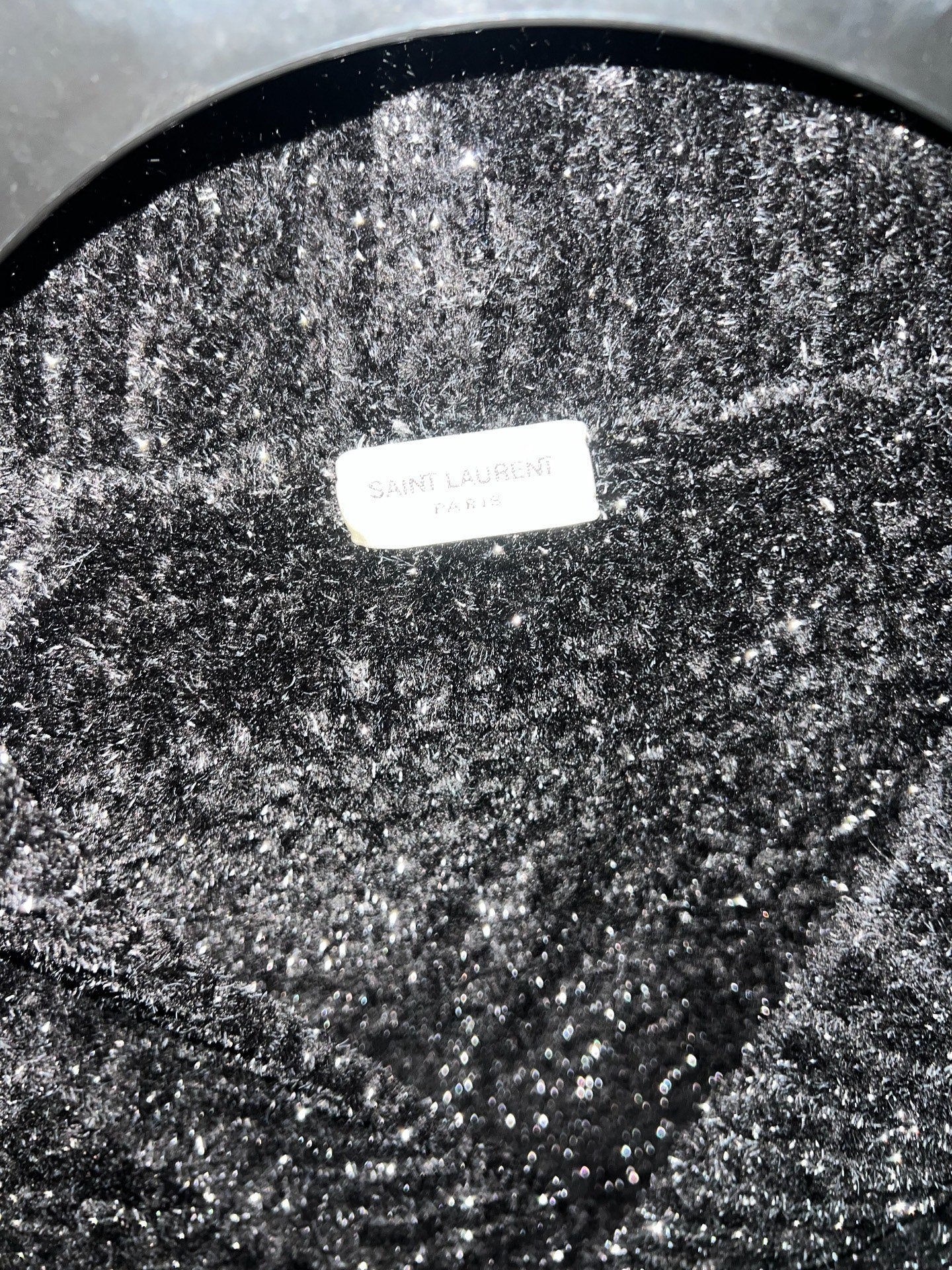 Saint Laurent Black Glitter Cardigan