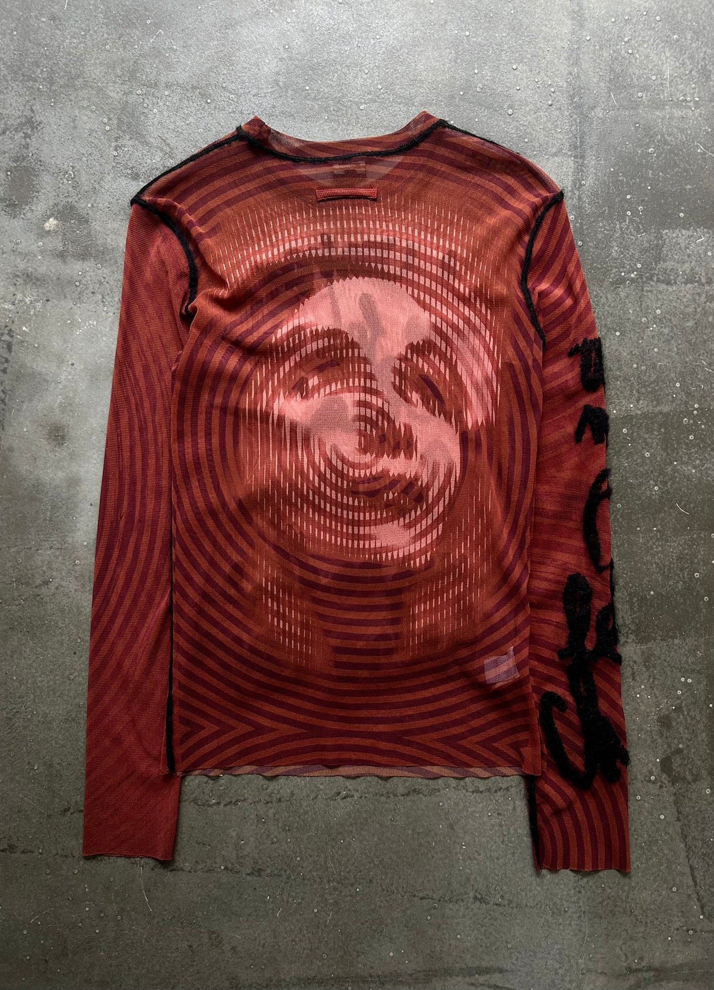 Jean Paul Gaultier Sheer Long Sleeve Top