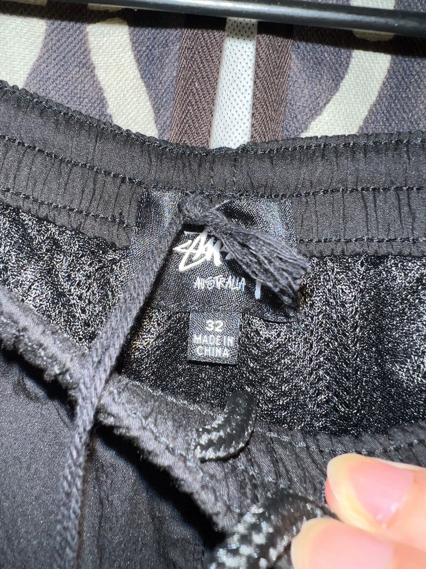 stussy large logo beach shorts size 32