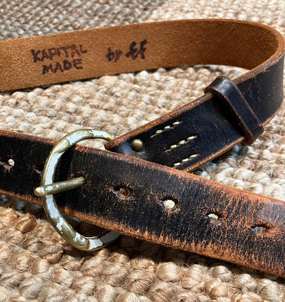 Kapital Thick Leather Waist Belt