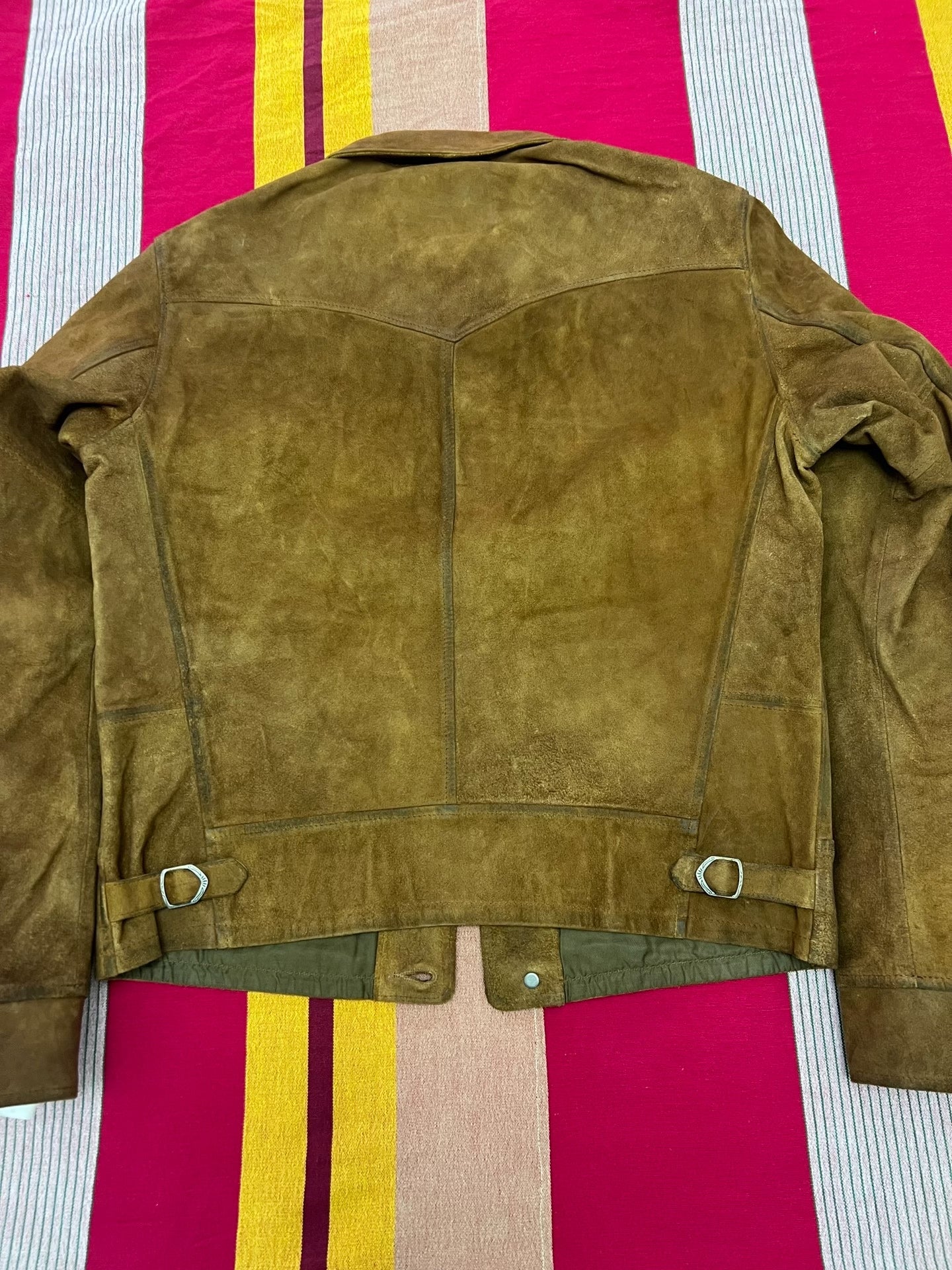 RRL Classic Suede Short Leather Jacket