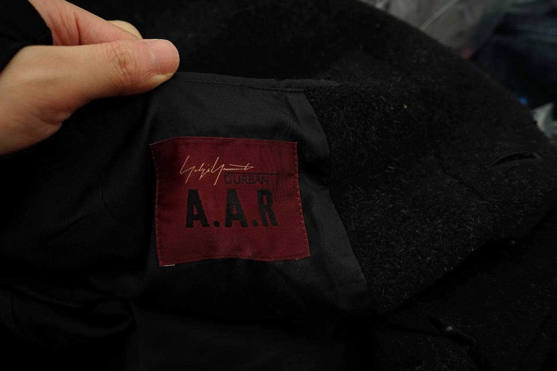 Yohji Yamamoto Wool Blend Chester Coat