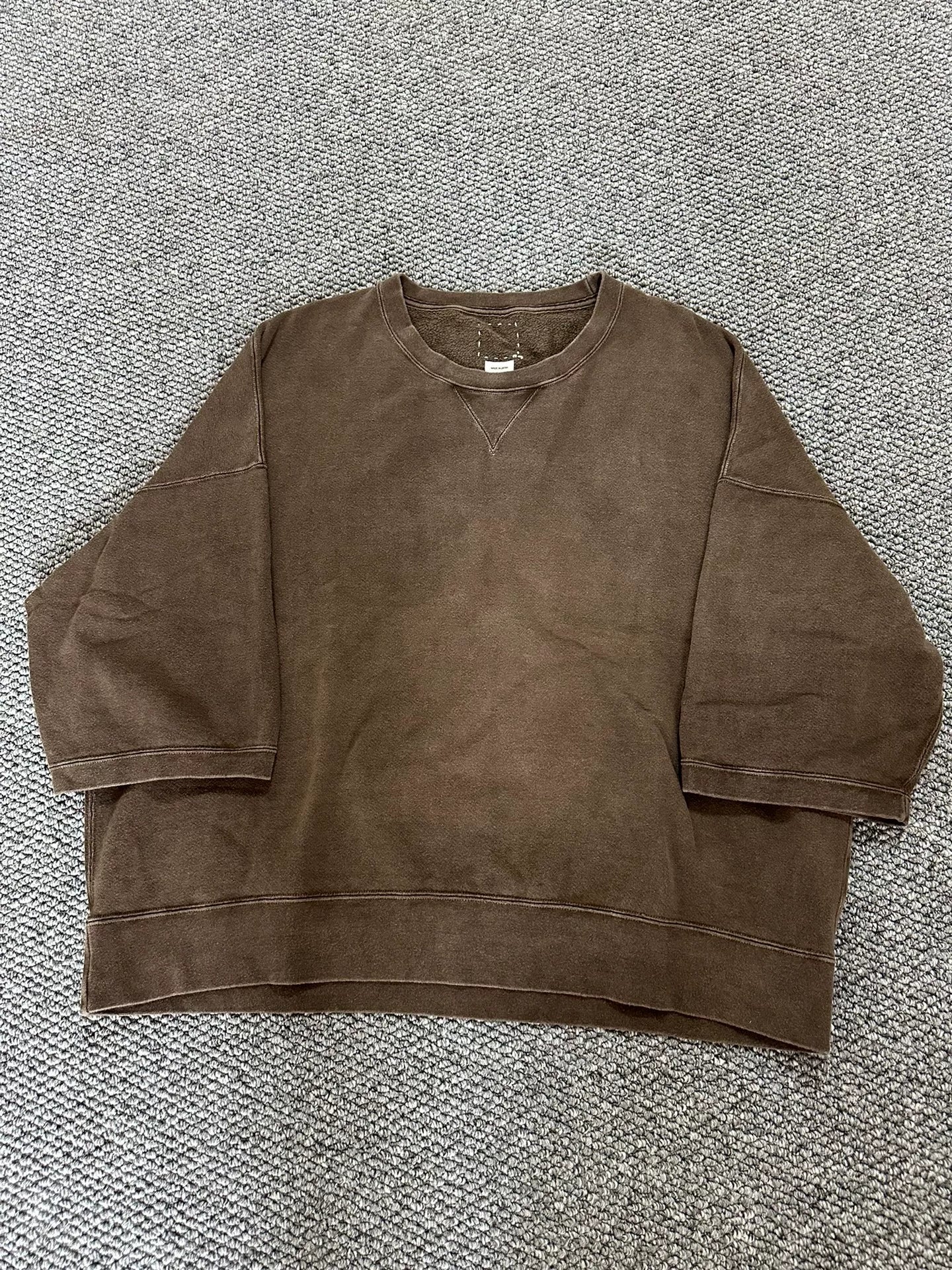 visvim Mud-Dyed 3/4 Sleeve Top
