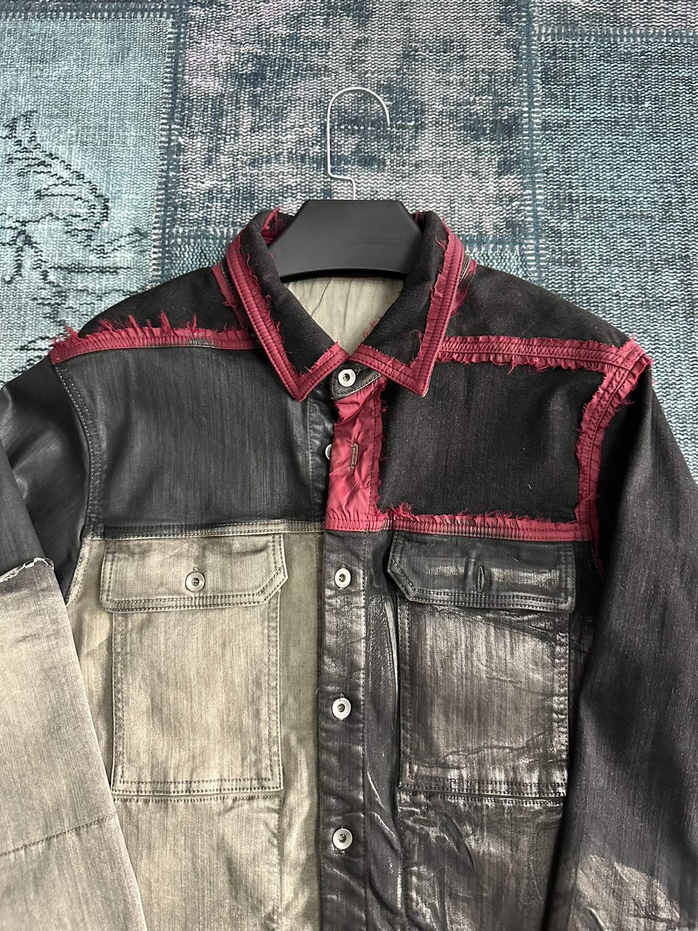 Rick Owens Waxed Panel Jacket