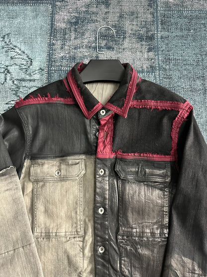 Rick Owens Waxed Panel Jacket