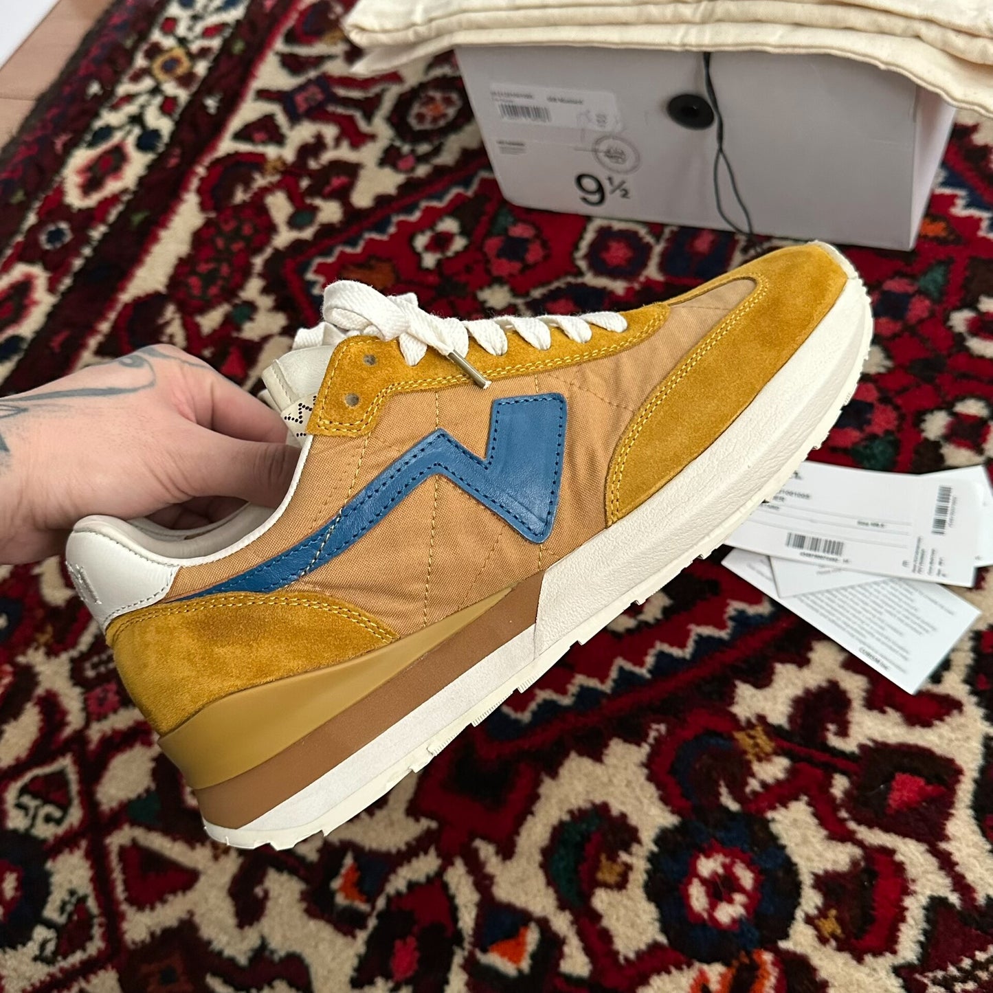 Visvim FKT Runner Sneakers Size 9.5