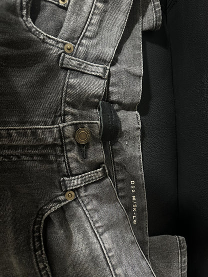 Saint Laurent 19FW Charcoal Washed Jeans