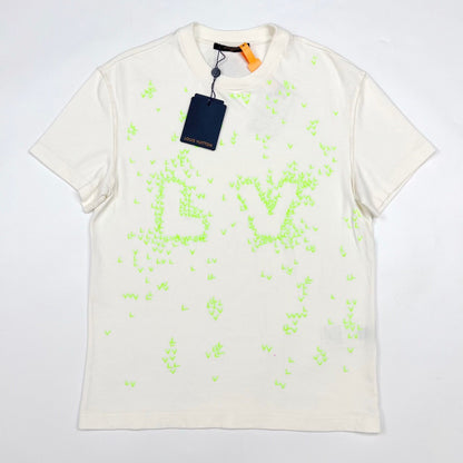 Louis Vuitton Spread White OrigAmi Crane Embroidered Tee
