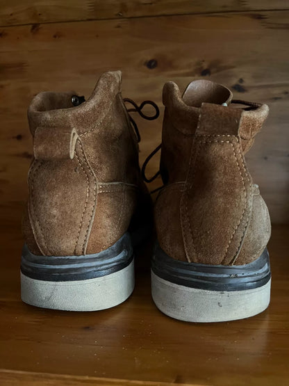 visvim beard boot-folk brown suede boots