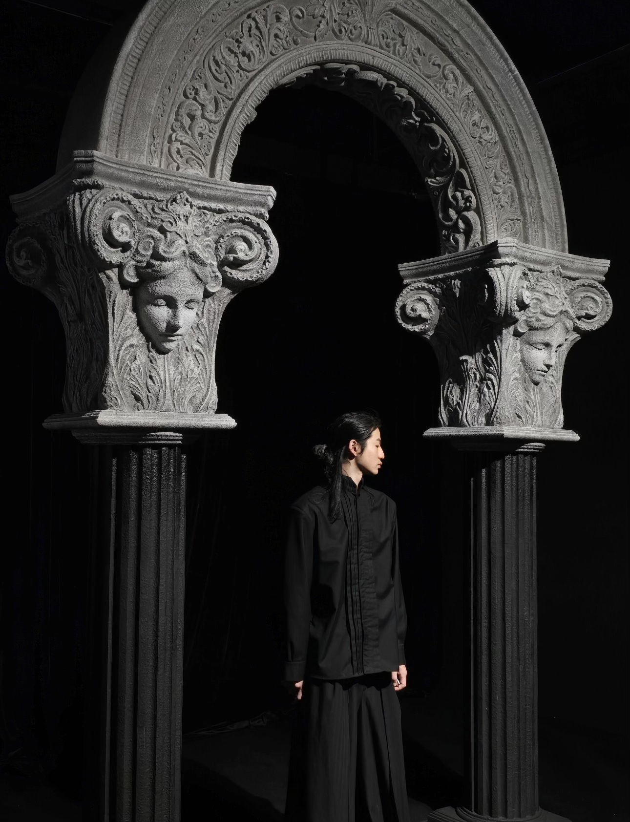 Saint Laurent Black Warrior Shirt