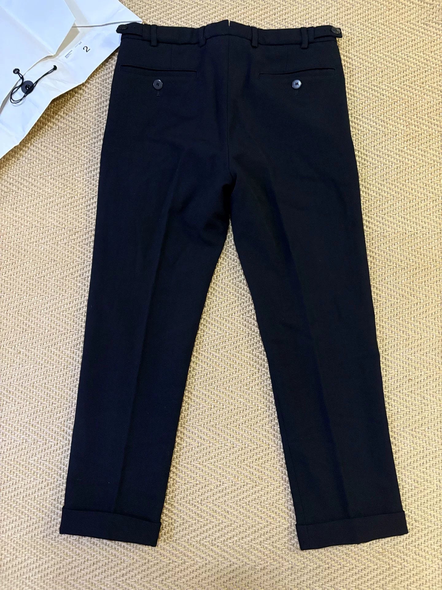 VISVIM HIGH-WATER SLACKS (WOOL)