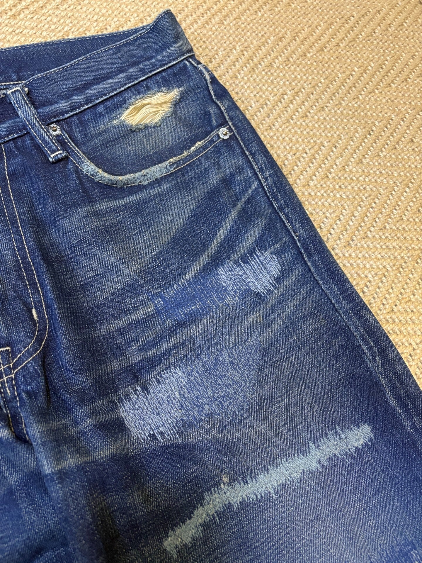 Neighborhood 07 SCAB Distressed Denim Jeans