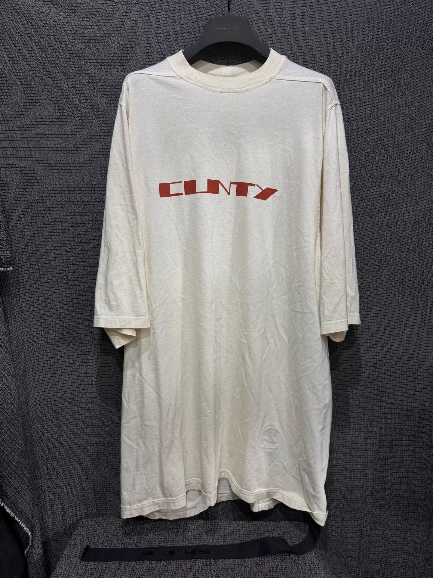 oversized rick owens short sleeve t-shirt