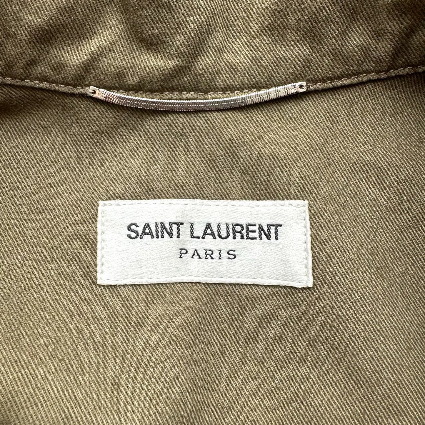Saint Laurent Olive Green Hunting Jacket