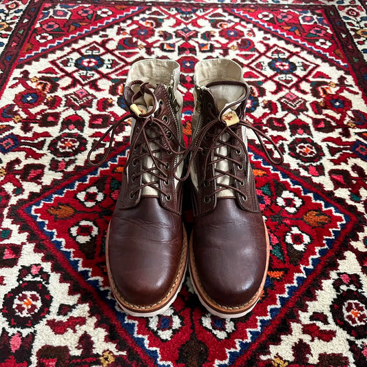Visvim 7-Hole Folk Work Boots Size 8.5
