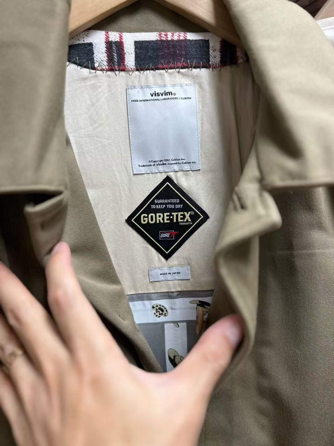 VISVIM ELLIPSIS SOUTIEN COAT 3L GORETEX
