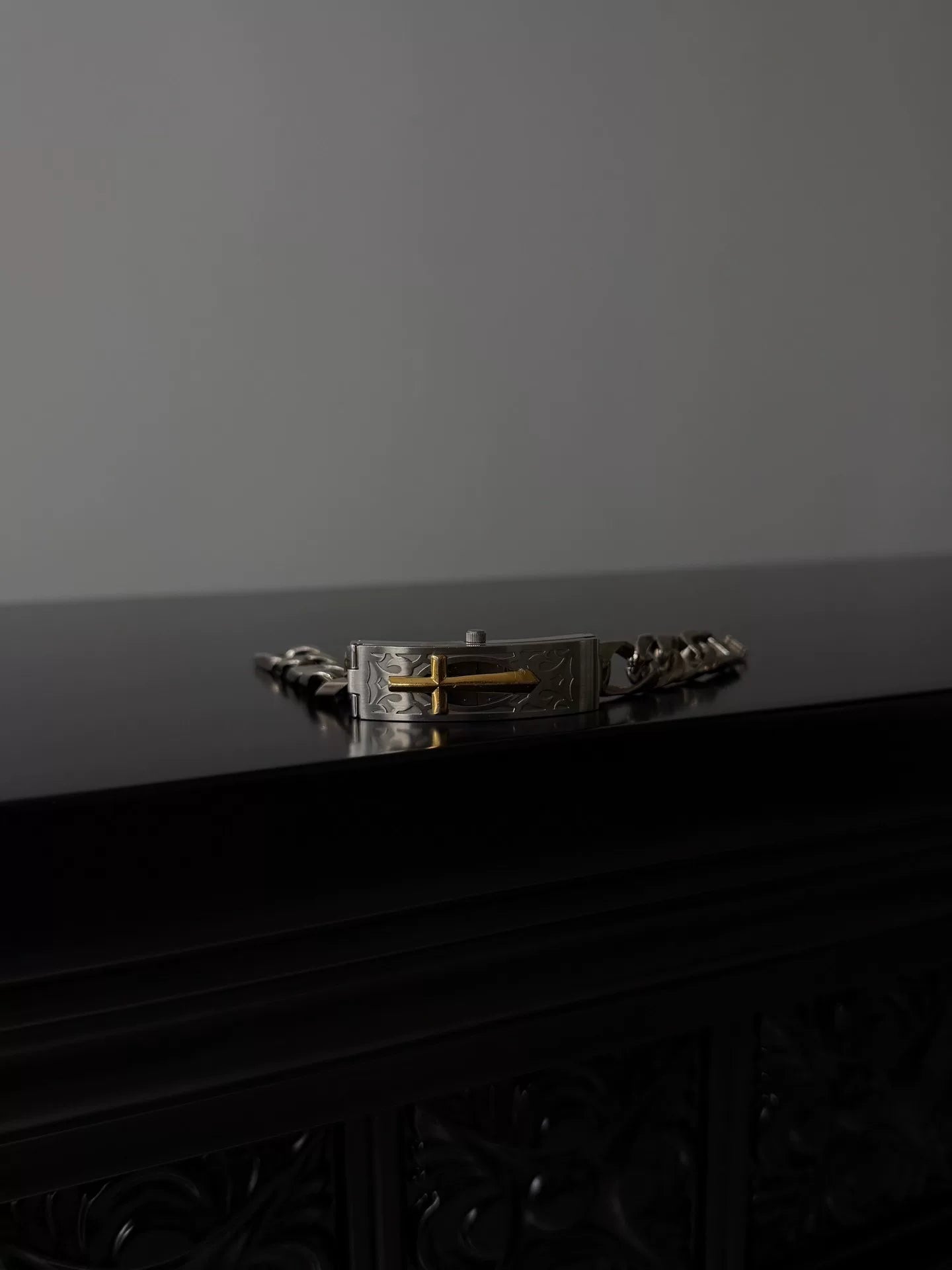 Jean Paul Gaultier Cross Bracelet Watch