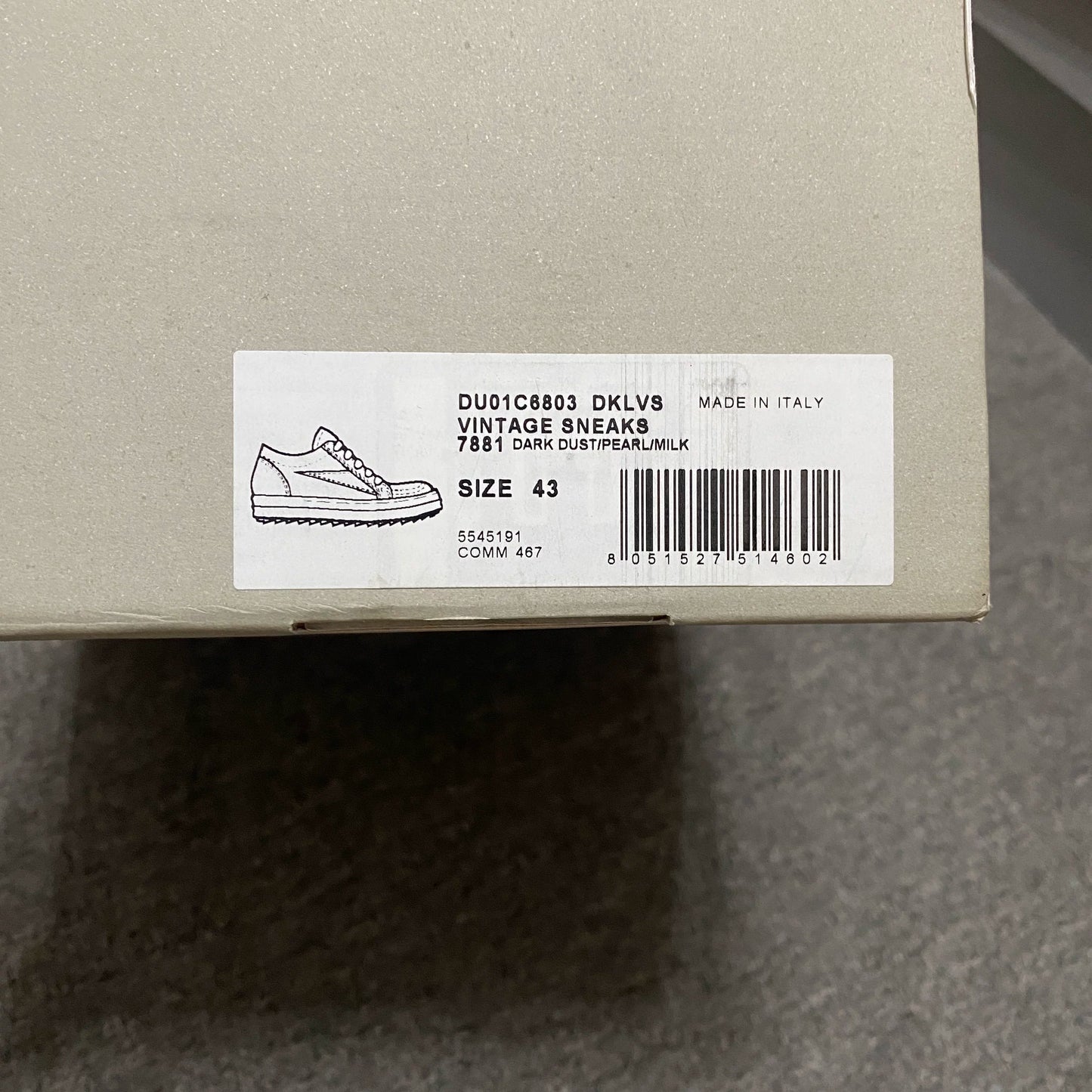 Rick Owens Vans Skate Shoes