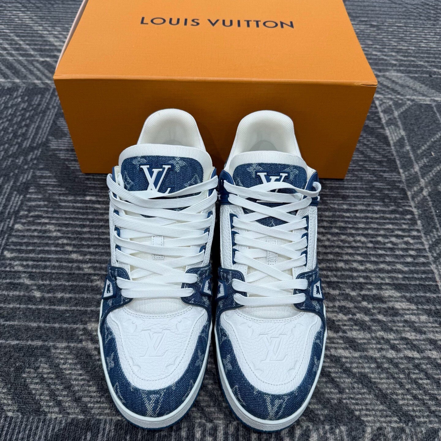 Louis Vuitton Denim Sneakers Size 44.5